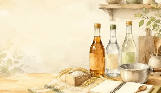 料理酒と日本酒の違いは？レシピの「酒」はどっち？使い分けを整理