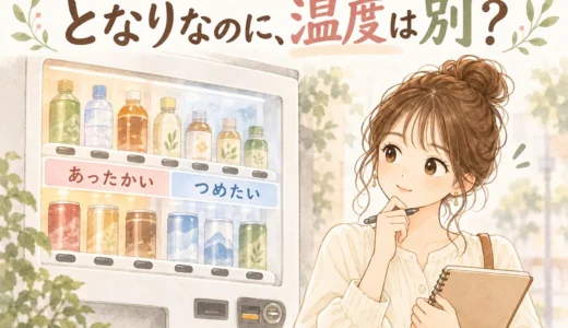 自販機の「あったかい」と「つめたい」はなぜ隣に置ける？中の仕組み