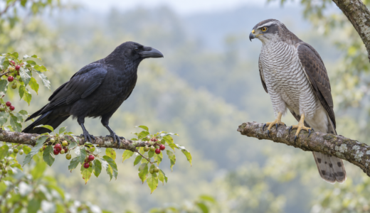 カラスは肉を食べるのに、なぜ猛禽類ではない？