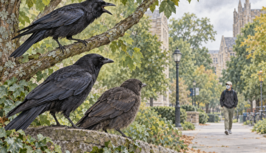 カラスは危険な人の顔を仲間に伝える？社会学習の仕組み